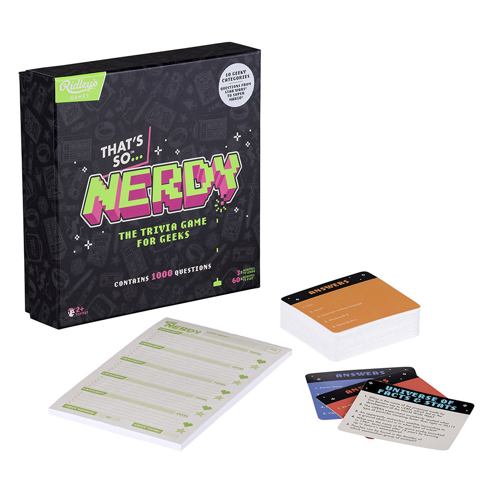 That S So Nerdy Trivia Game For Geeks