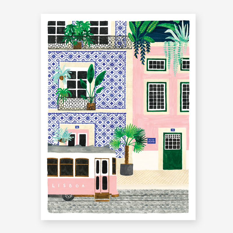 All The Ways To Say Wanderlust Lisboa Print