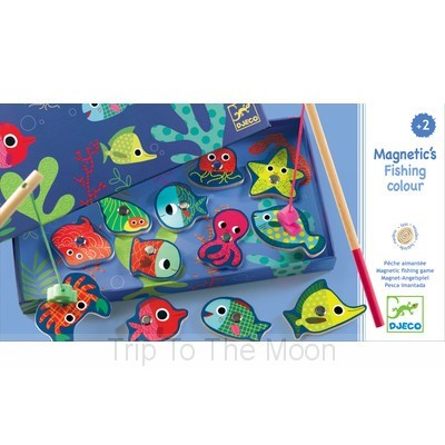 Djeco Magnetic Coloured Fishing