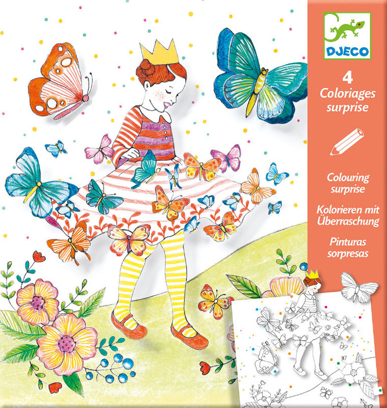 Djeco Colouring Surprises Lady Butterfly