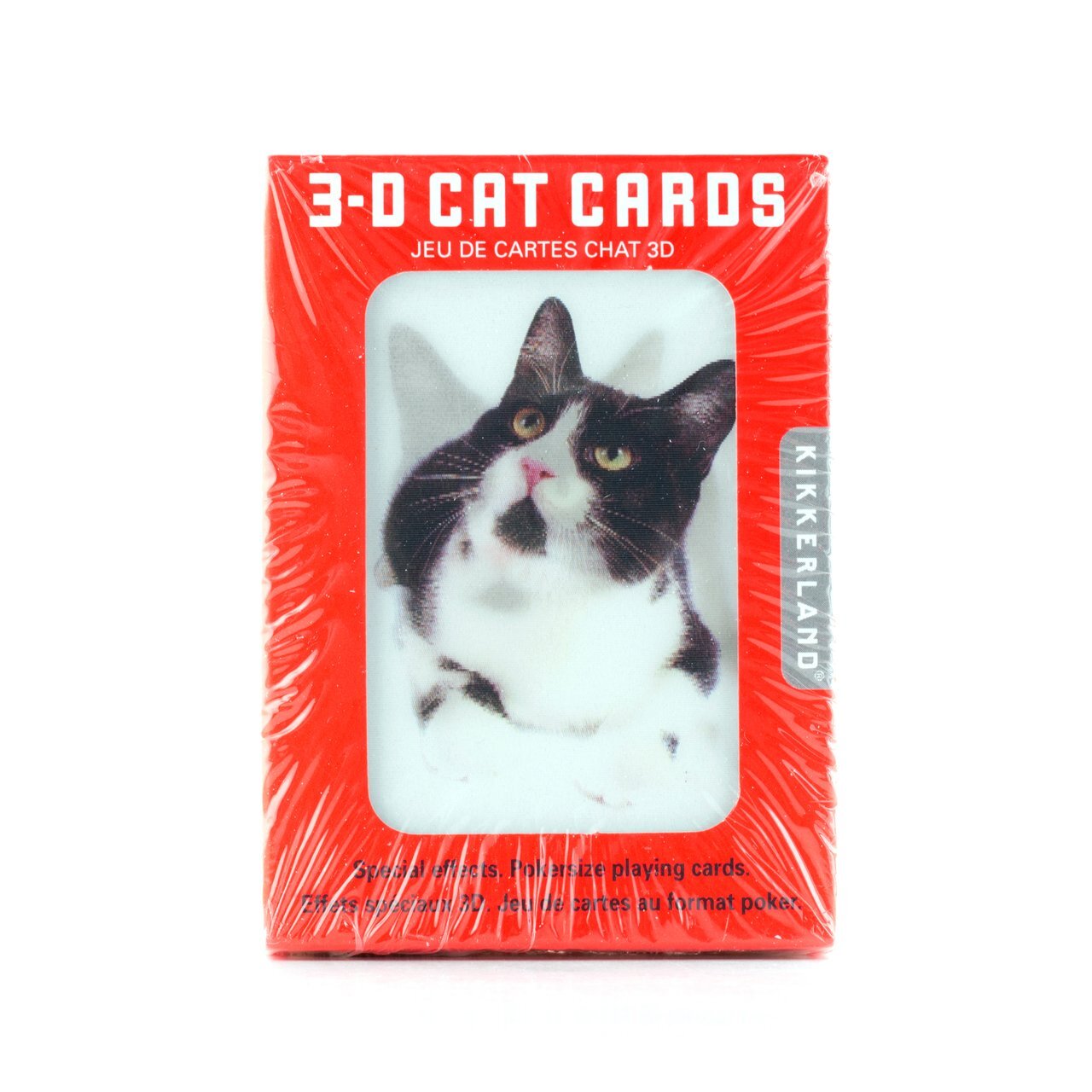 Kikkerland 3D Cats Playing Cards