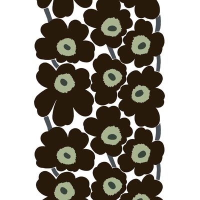 Marimekko Cotton Fabric - Unikko Black and White 1 Metre