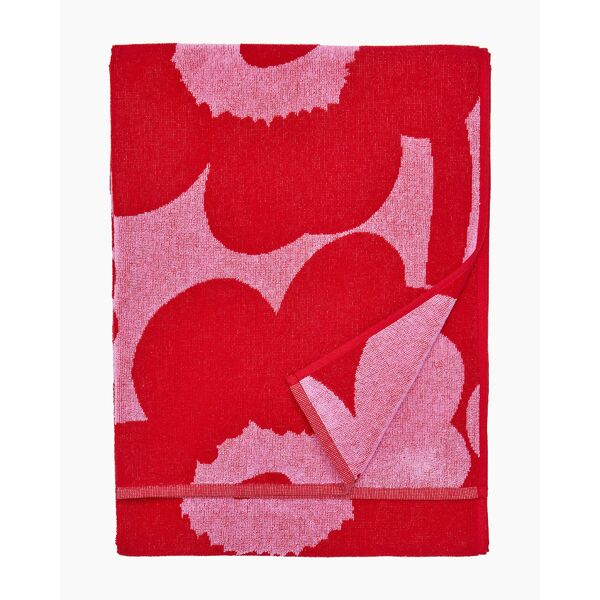 Marimekko Unikko Red Bath Towel 70cm x 150cm