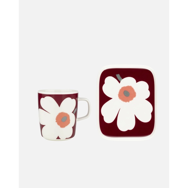 Marimekko Unikko Anniversary Plate & Mug