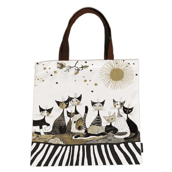 Art Shopping Bag – Wachtmeister – Cats Sepia