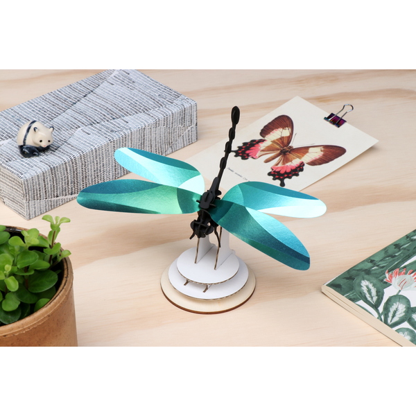 Assembli 3D Insect Dragonfly Anisoptera Glossy Caribbean