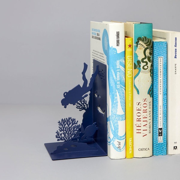 Balvi Bookend Scuba Blue