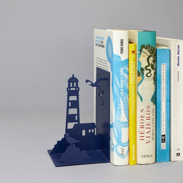 Balvi Bookend Lighthouse Blue