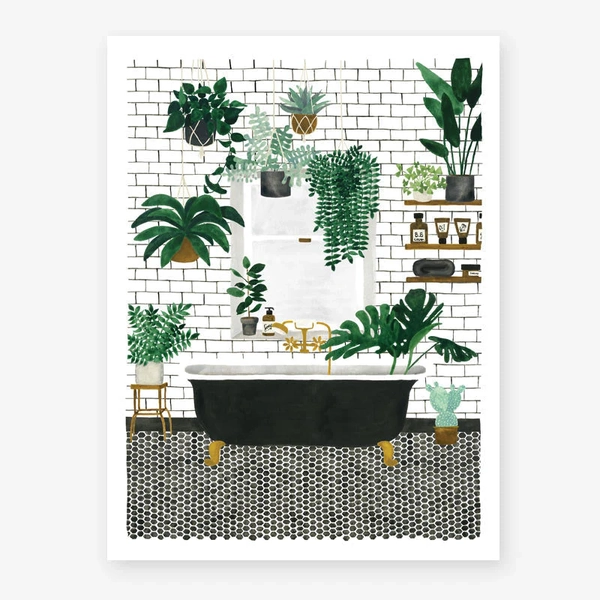 All The Ways To Say Urban Jungle Bathroom Print