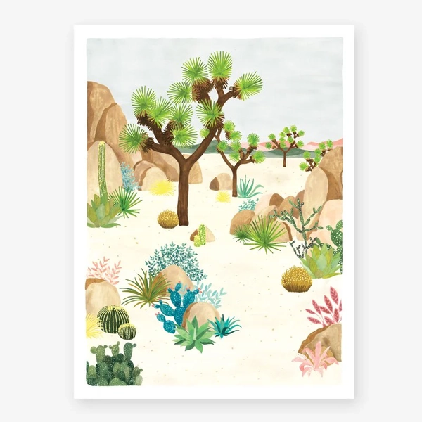 All The Ways To Say Wanderlust Joshua Tree Print