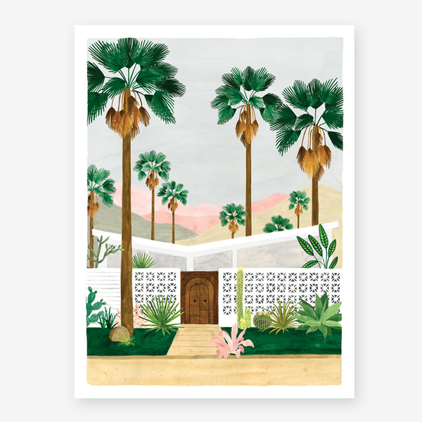 All The Ways To Say Wanderlust Palmspring Print Large