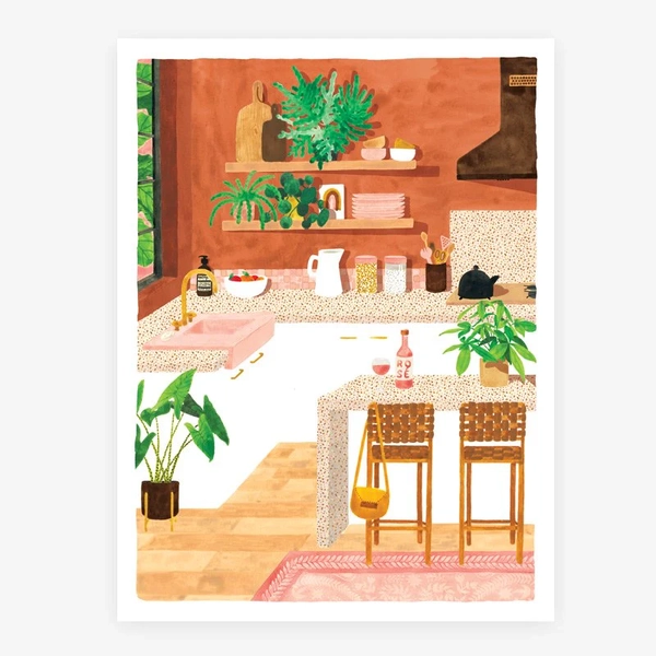 All The Ways To Say Botanical Kingdom Kitchen Print