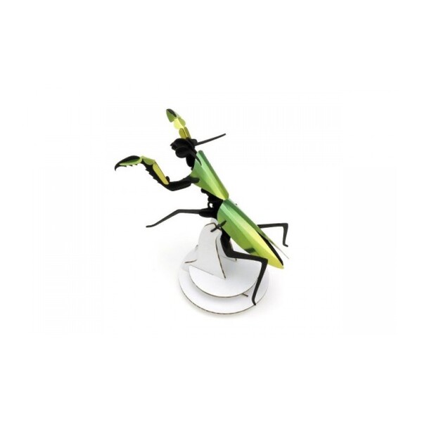 Assembli 3D Insect Praying Mantis Mango Green Metallic