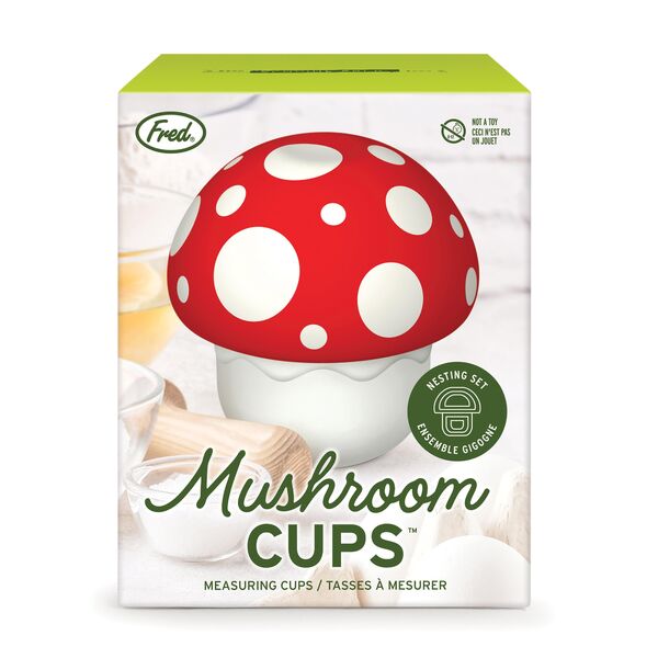 Fred Mushroom Measuring Cups (Set of 6)