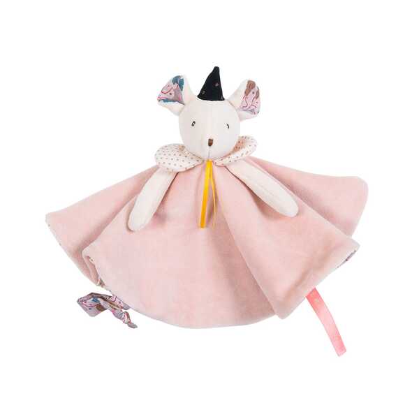 Moulin Roty Il Etait Pink Mouse Comforter