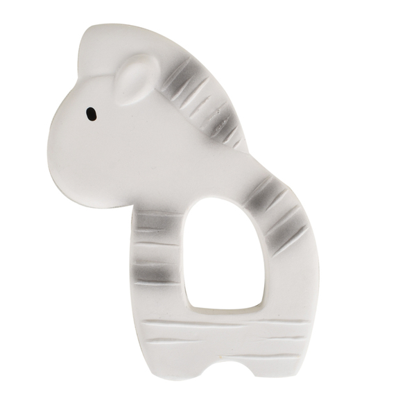 Tikiri Rubber Zebra Zoo Flat Teether