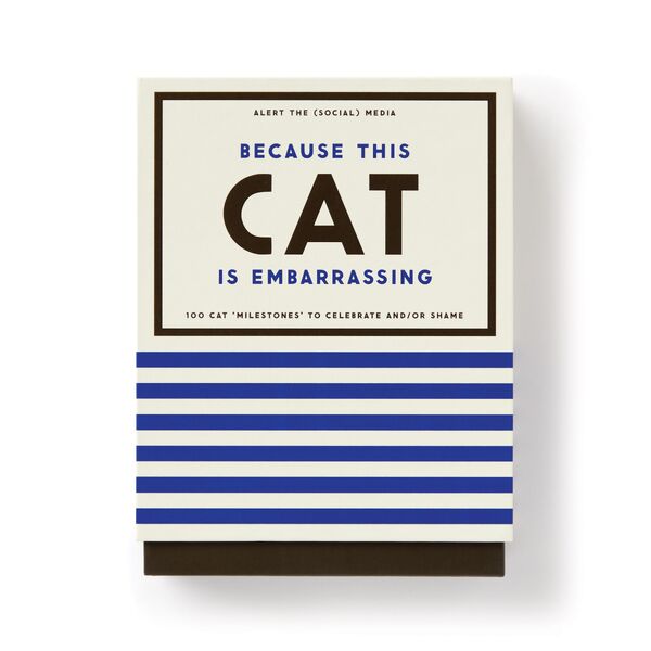 Because This Cat is Embarrassing Milestone Cards