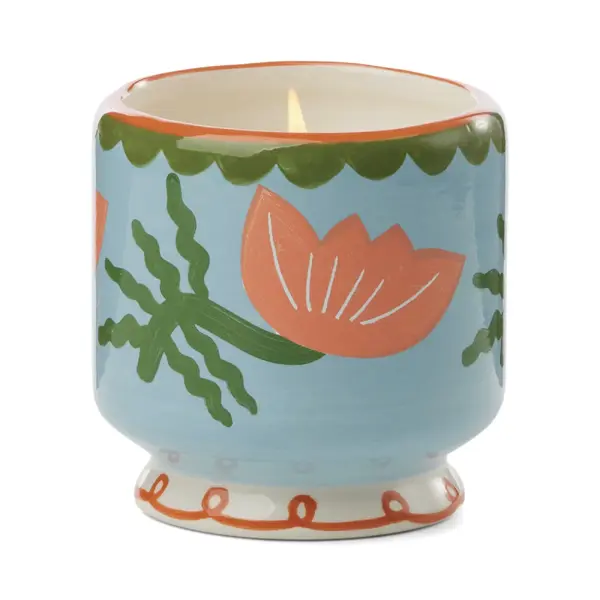 Paddywax Adopo Flower Ceramic Candle - Cactus Flower