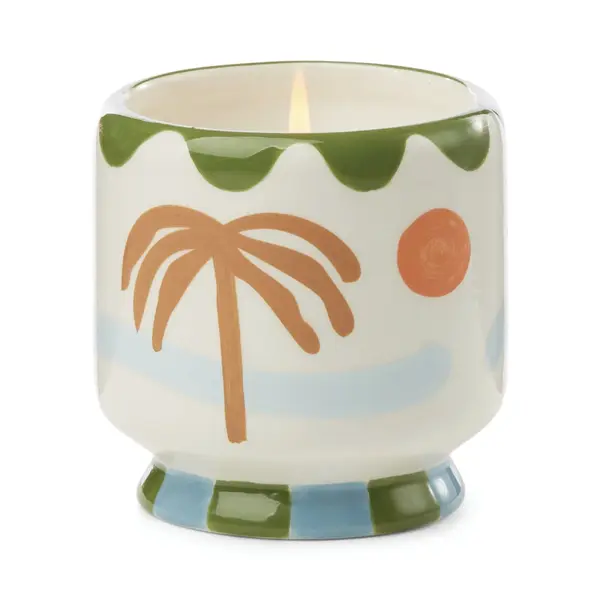 Paddywax Adopo Palm Tree Ceramic Candle - Lush Palms