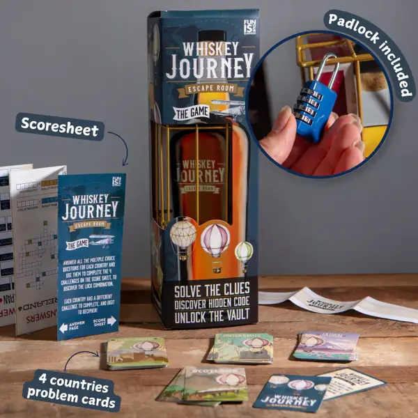 Whiskey Journey Escape Room Game