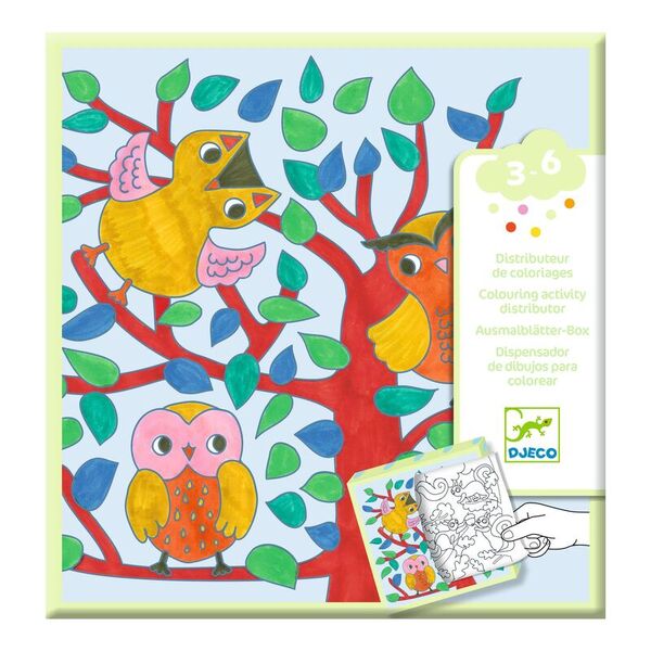 Djeco Forest Colouring Dispenser