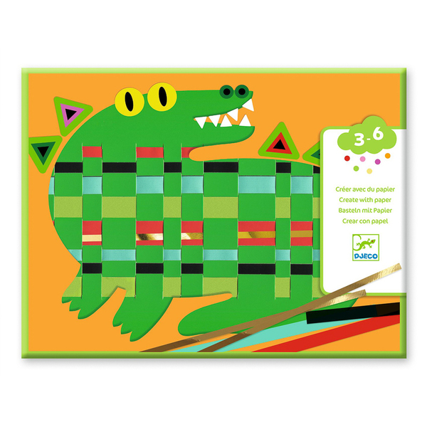 Djeco Animal Create with Paper Weaving Set