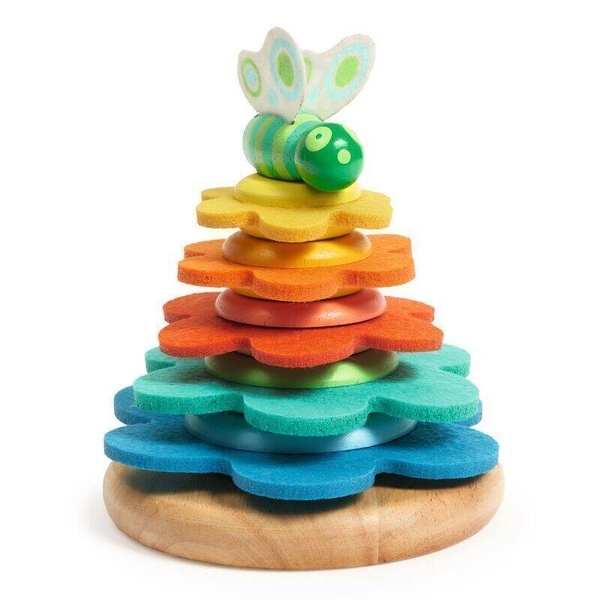 Djeco Butterflower Colourful Stacker