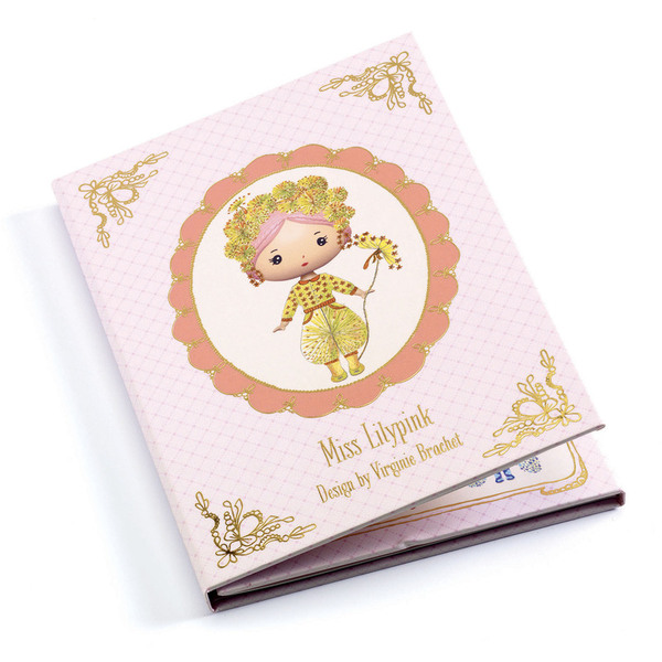 Djeco Tinyly Miss Lilypink Removable Stickers Set