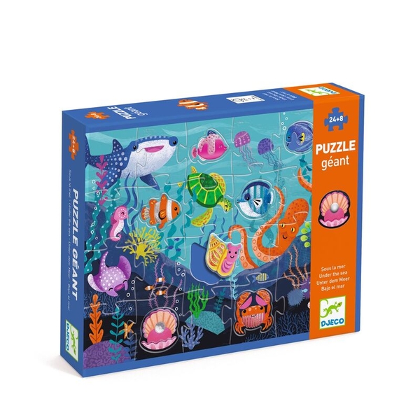 Djeco Tactile Sea Giant Puzzle 32pcs