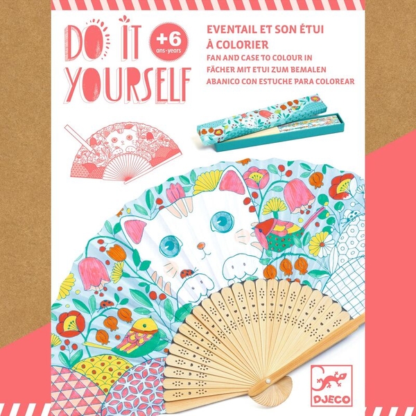 Djeco Do it Yourself Koneko Fan (Colour)