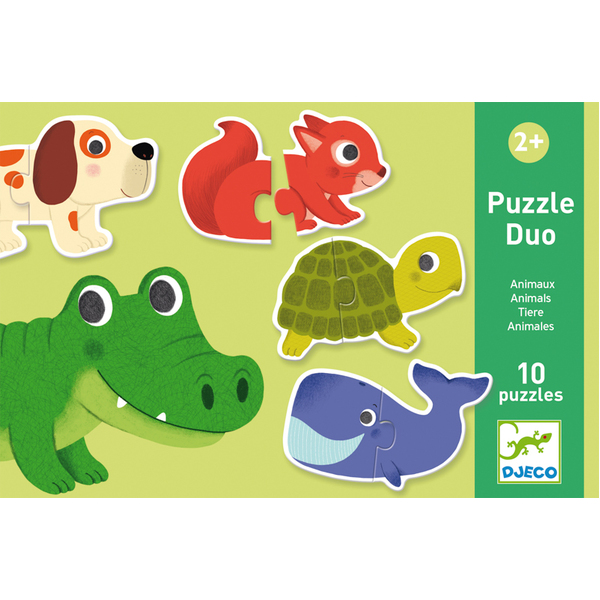 Djeco Duo Animals Puzzle 20pcs