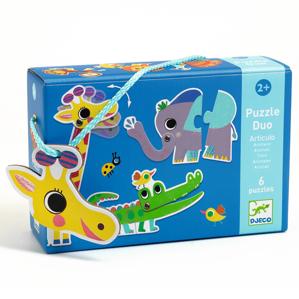 Djeco Animal Puzzle Duo 12pcs