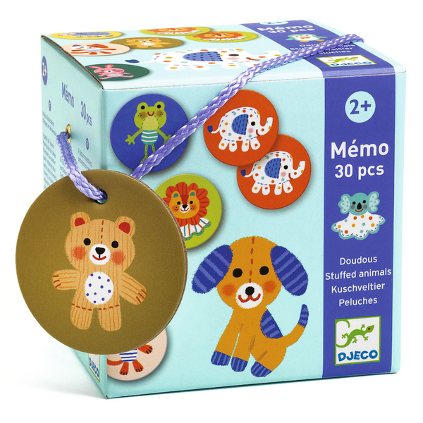 Djeco Stuffed Animal 30pcs Memory Game