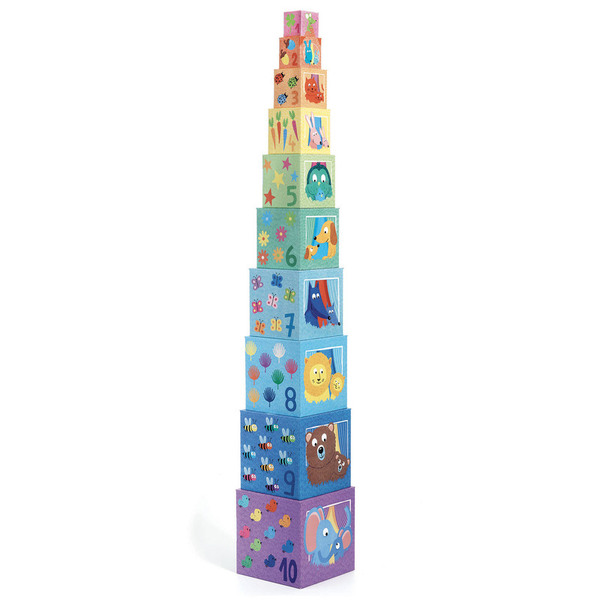 Djeco Rainbow stacking blocks