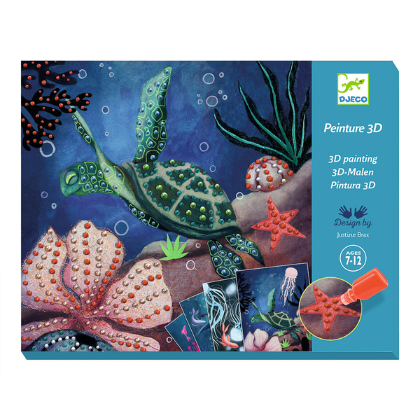 Djeco Ocean Depths 3D Painting Set