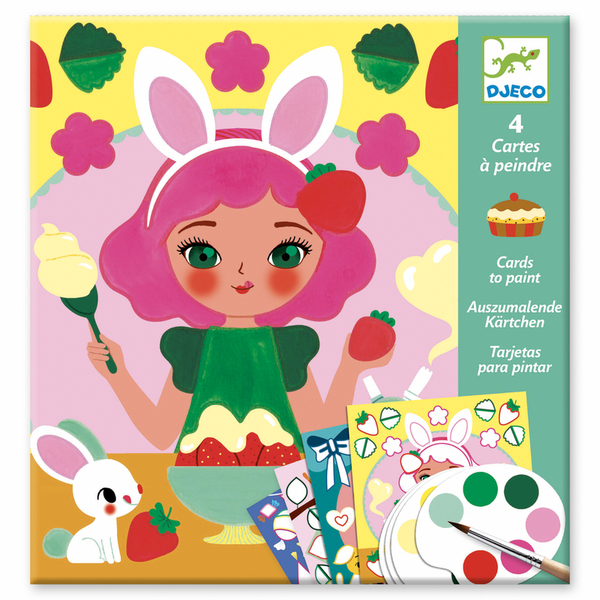 Djeco Snack Time Paint Cards