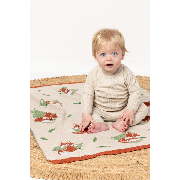 Indus- Freddie Fox Baby Blanket