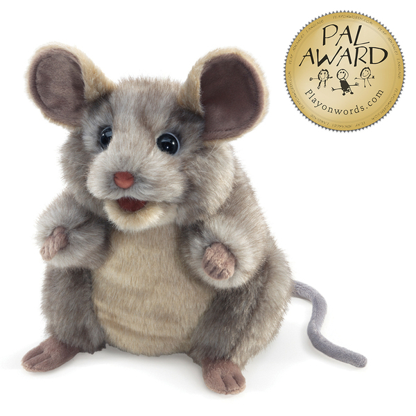 Folkmanis Grey Mouse Hand Puppet