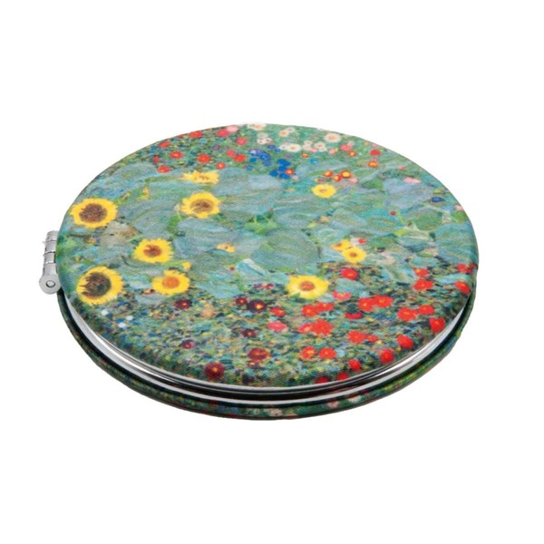 Plumeria Pocket Mirror - Klimt Garden Sunflowers