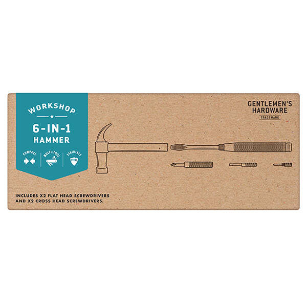 Gentlemen's Hardware 6 in 1 Hammer