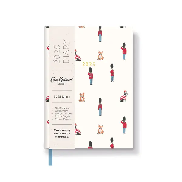 Cath Kidston A6 Diary 2025 Guards Ditsy