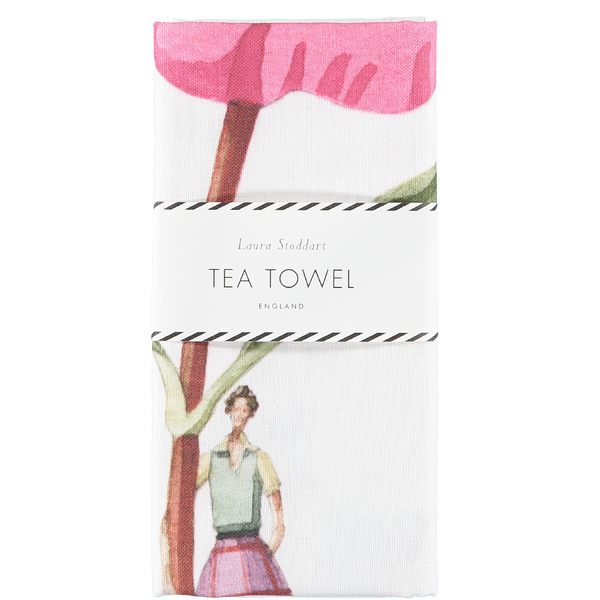 Laura Stoddart 'In Bloom' Tea Towel Cistus