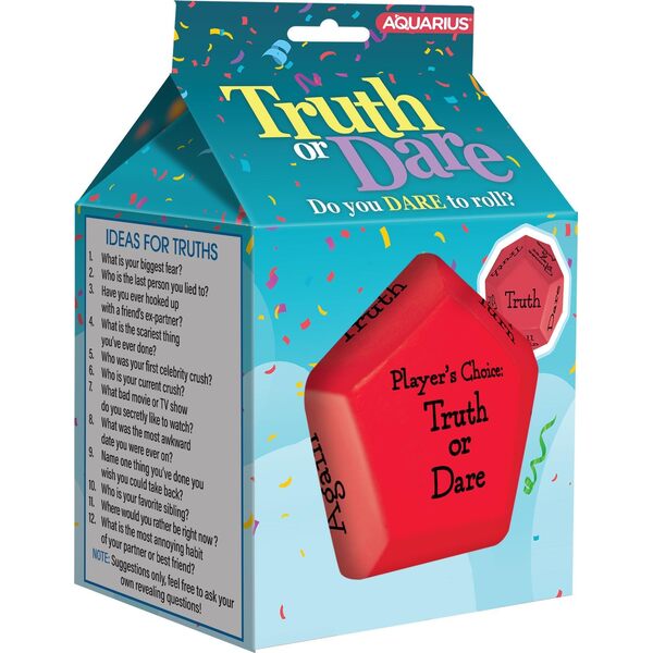 Truth or Dare Large Foam Dice Rolling Game