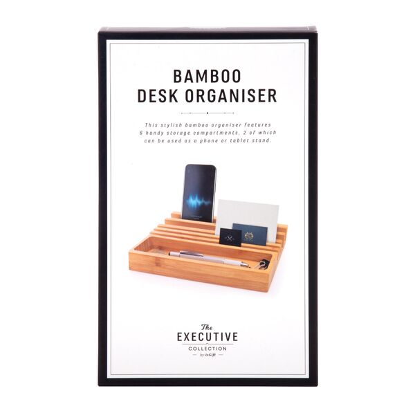 Bamboo Desk Organiser