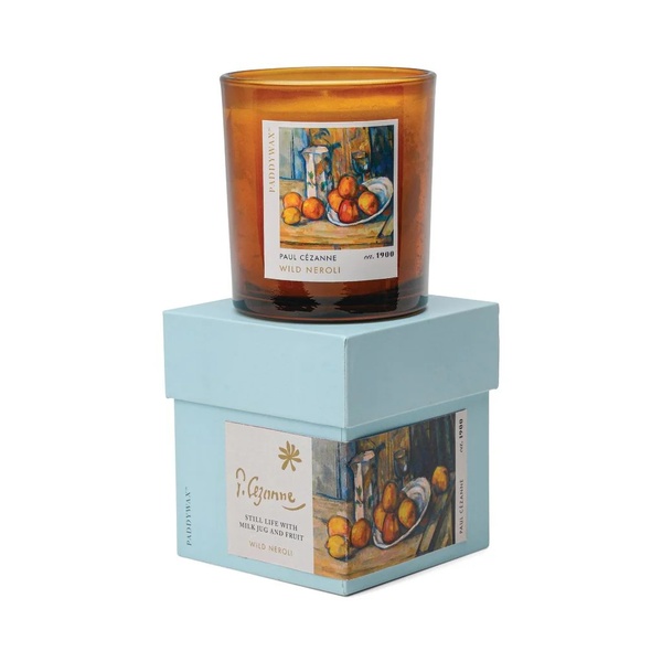 Paddywax Impressionist Glass Candle Series - Cezanne ' Still Life with Milk Jug & Fruit '  170g