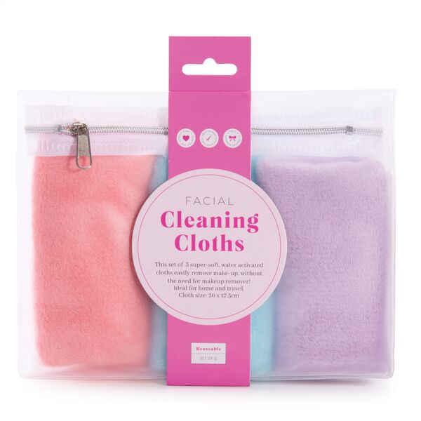 Facial Cleaning Cloth (Set of 3)