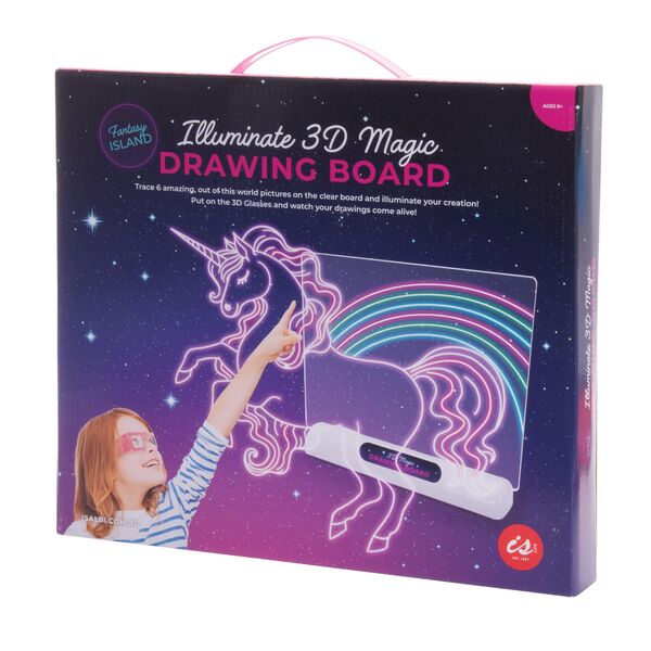 Illuminate 3D Magic Drawing Board Fantasy Island