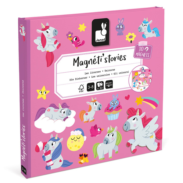 Janod Unicorn Magnetic Story