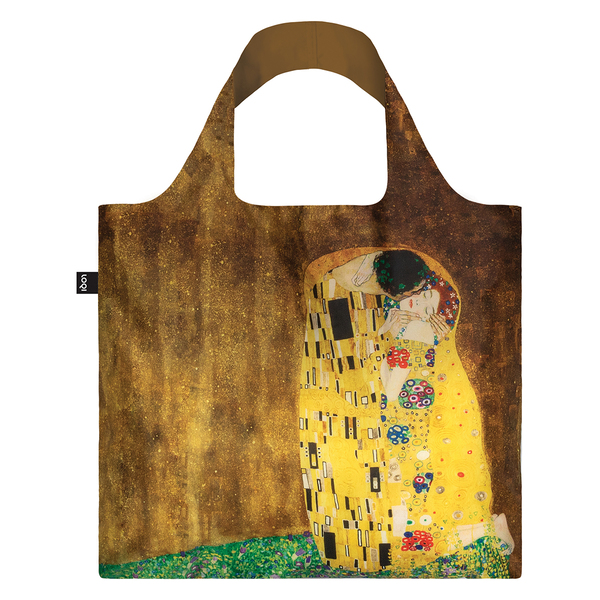 LOQI Reusable Shopping Bag Museum Collection Gustav Klimt The Kiss