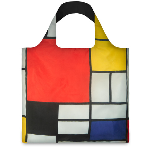 LOQI Reusable Shopping Bag Museum Collection Piet Mondrian Composition 